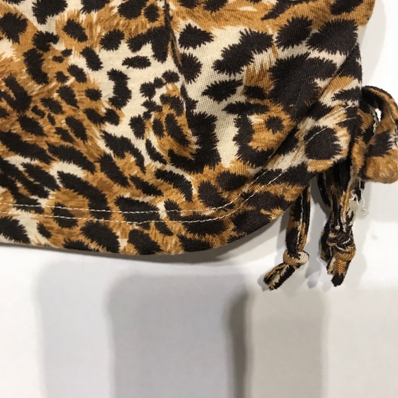 Bobbie Brooks Top Size L Leopard Print - Picture 6 of 7